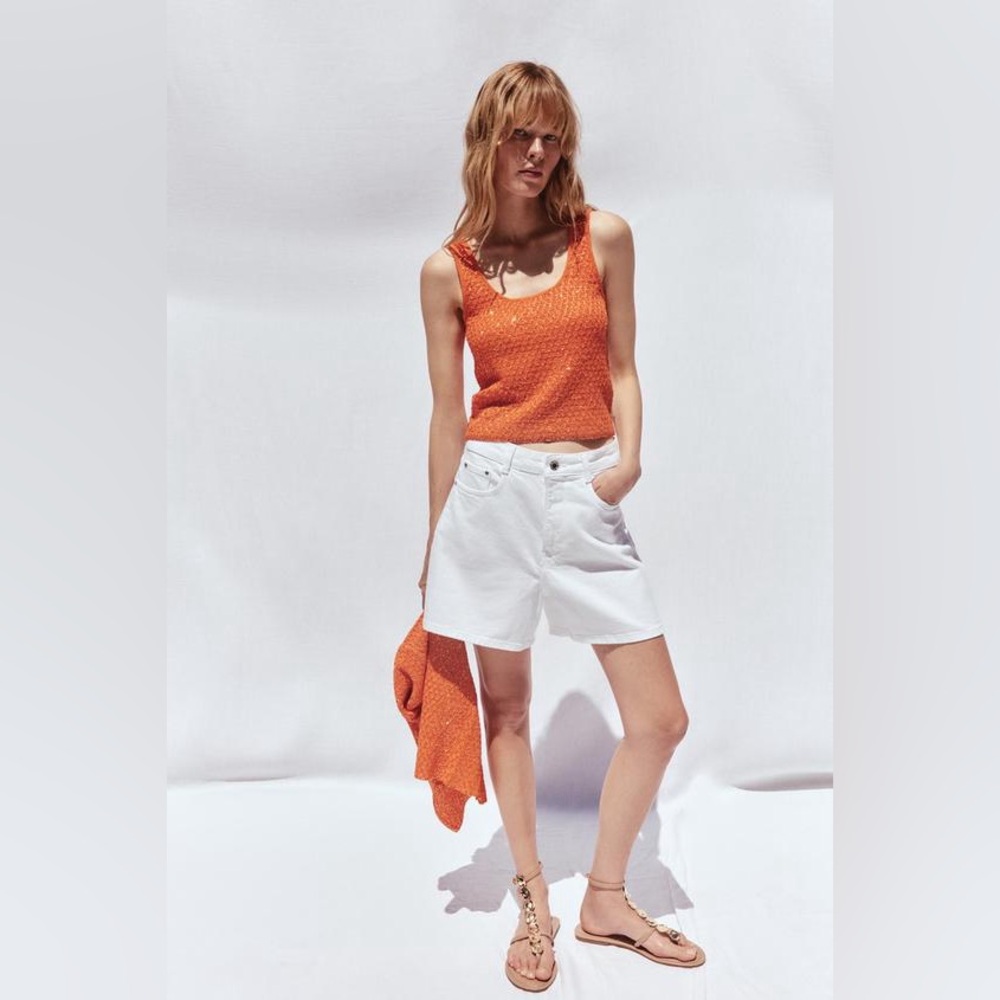Zara sequin tops